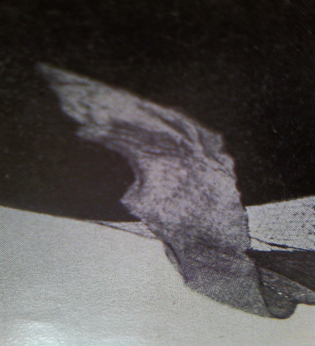 from darkness down, photograph of a failure